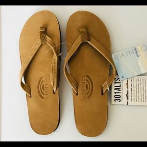 Rainbow Sandals Leather Flip Flops